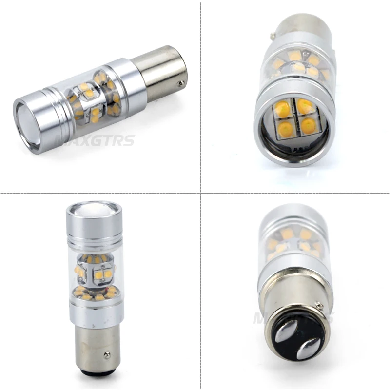 2x S25 1157 BAY15D 140W P21W/5 Вт светодиодный чип светодиодный передний светильник 6000 К лампы Автомобильные обратные запасные светильник тормозной светильник сигнала поворота светильник