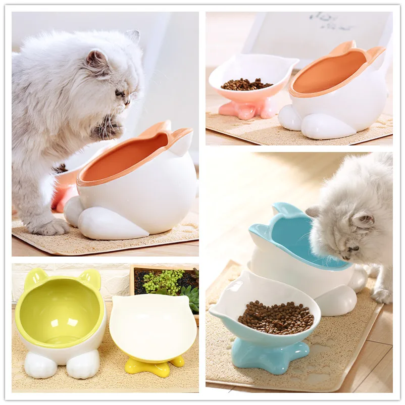 HOOPET кормушка для кошек миска кошачьего корма блюдо Керамика Миски аксессуары |