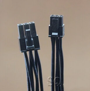 Материнская плата 6Pin небольшого типа К PCI E PCIe видеокарта питания кабель 18AWG