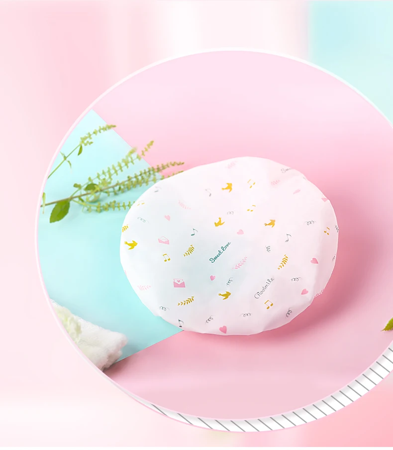 Choosmile, 2 шт., водонепроницаемая шапочка для душа, высокое качество, многоразовая маска для волос, шапка для укладки волос, красота, уход за волосами, шапочка для ванны, женские шапки