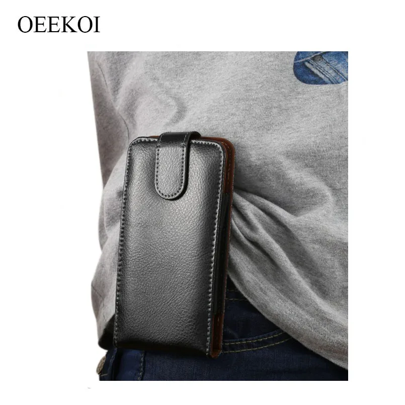 

OEEKOI чехол из натуральной кожи с зажимом для ремня, чехол для Xiaomi Redmi 7A/Go