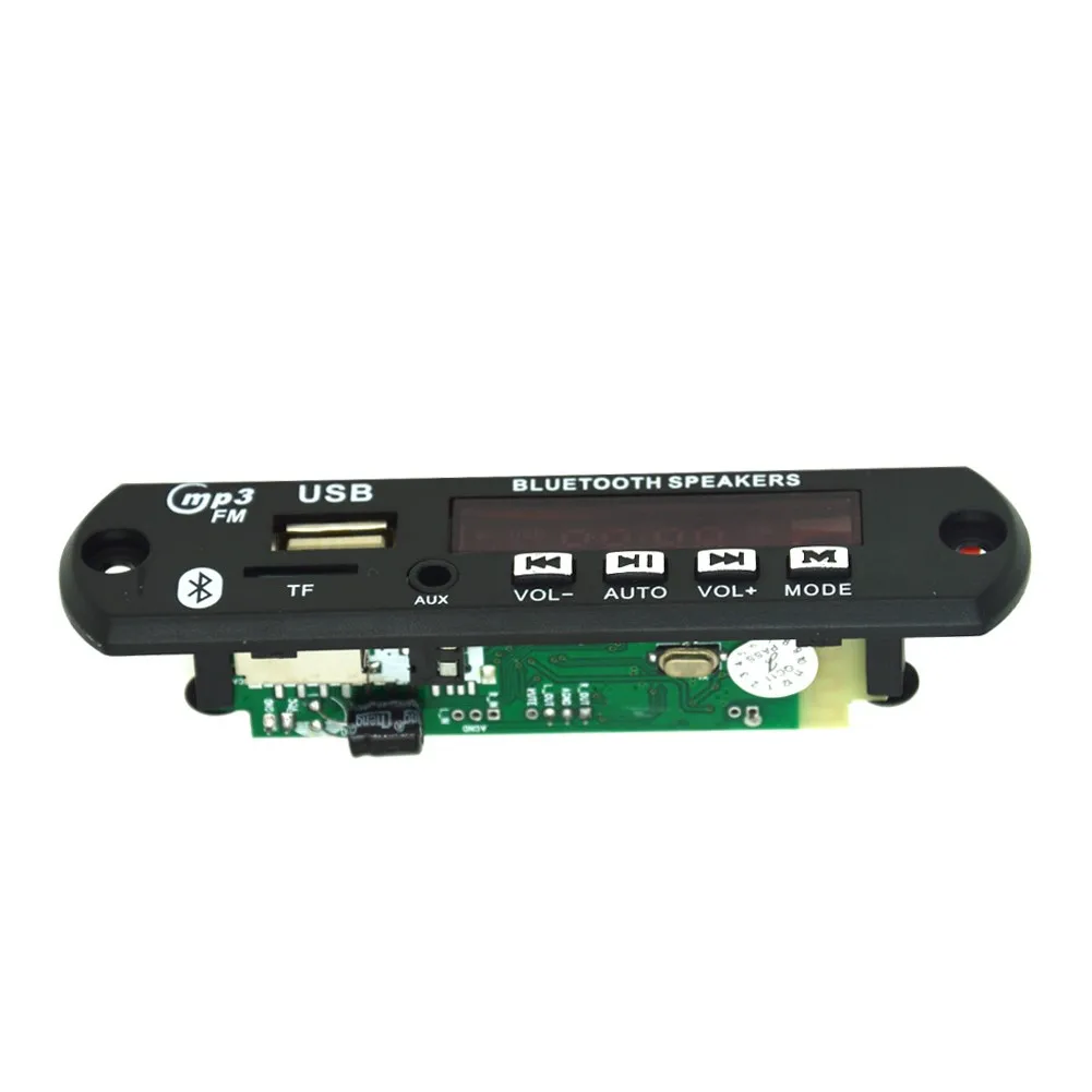 2019 Новый беспроводной Bluetooth 12В MP3 WMA декодер плата аудио модуль TF USB радио для