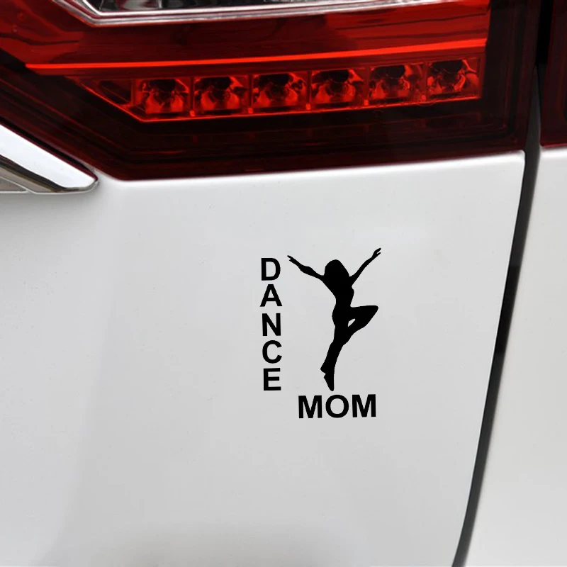 

YJZT 9.6X13.2CM DANCE MOM Fashion Cartoon Vinyl Car Sticker Decal Black/Silver C26-0232