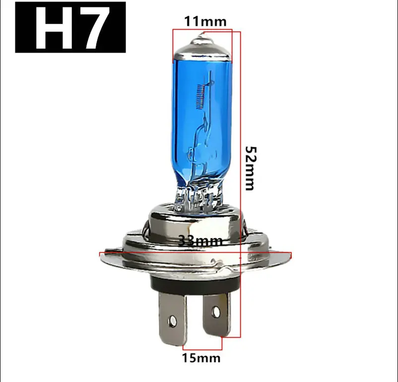 H1 H3 H4 H7 100W 24V супер яркий белый светодиодный автомобильный светильник галогенная
