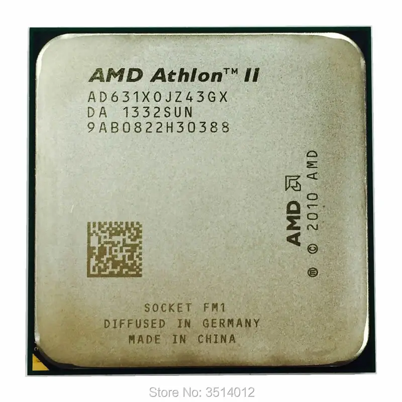 Четырехъядерный процессор AMD Athlon II X4 631 2 6 ГГц AD631XWNZ43GX разъем FM1|socket fm1|athlon ii x4cpu processor