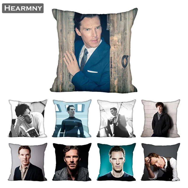 Чехол для подушки Benedict Cumberbatch дома декоративный чехол на Невидимый молнии s 40X40
