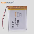 Аккумулятор gps, литий-ионный, литий-полимерный, 1000 мА  ч, 3,7 в, gps, psp, dvr, игрушки, электронная книга 603443