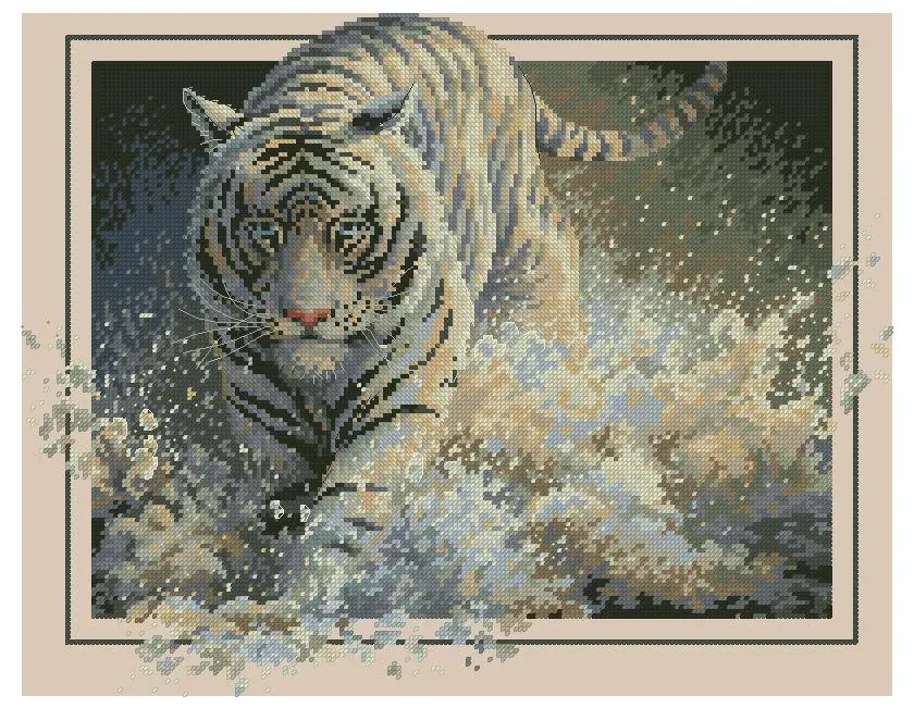 Высококачественная Золотая коллекция красивый комплект для вышивки крестиком