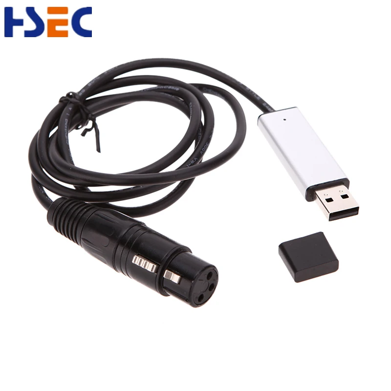 Улучшенная версия интерфейса USB к DMX светодиодный DMX512 студийный компьютер ПК