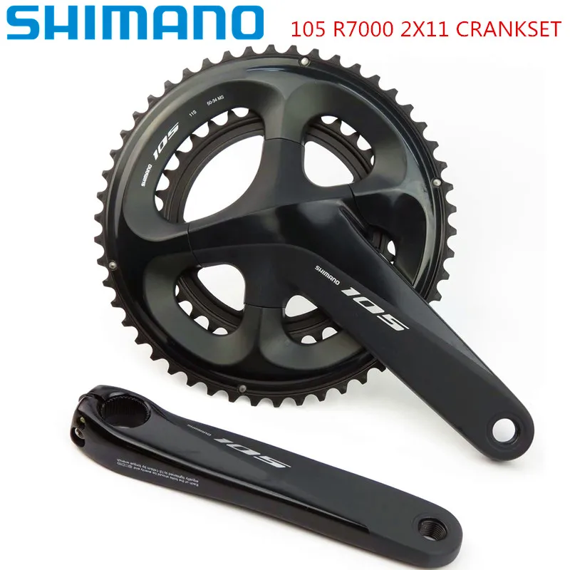 Shimano 105 R7000 Crankset 2x11 Speed 170/172.5mm 52-36T 53-39T 50-34T Road Bike Bicycle Crankset BBR60 BB71-B Update From 5800