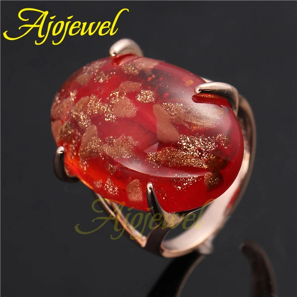 Ajojewel великолепный одиночный большой камень кольцо украшение для ногтей перстень