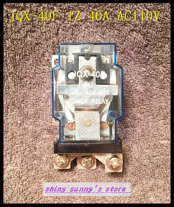 1 шт. JQX-40F 1Z 40A 110VAC катушка реле мощности PCB совершенно новый