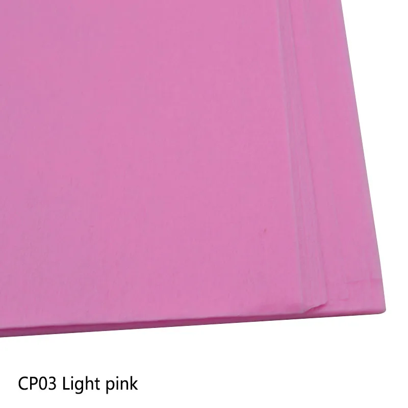 CP03light pink 10 шт./лот, многоцветная бумага для упаковки цветов, подарочная упаковка, бумажный рулон, материал для упаковки вина - Цвет: CP03light pink