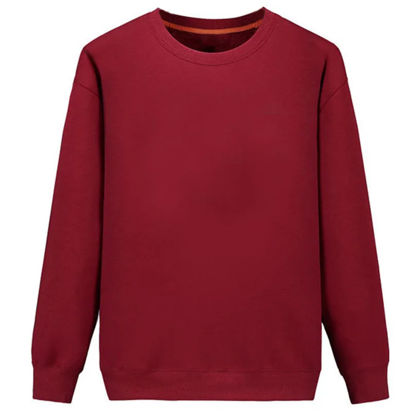 MFERLIER, Осень-зима, мужские толстовки, 5XL, 6XL, 7XL, 8XL, большой размер, обхват груди 148 см, Свободные флисовые мужские толстовки, плюс размер, теплая одежда - Цвет: Бургундия