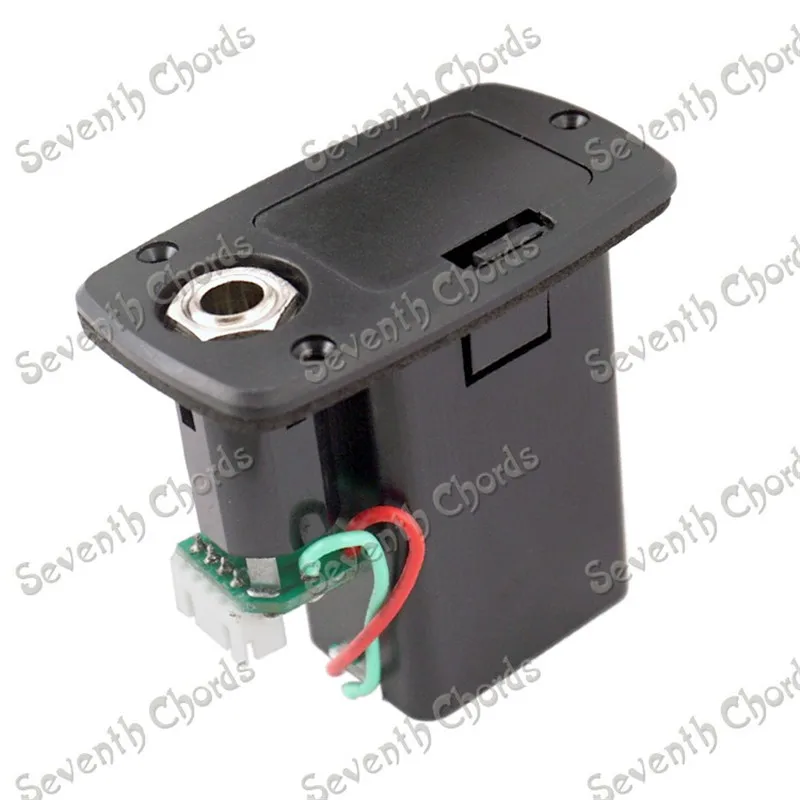 

Басовый Пикап для активной гитары EQ 9 В крышка отсека для аккумуляторного отсека с 4-контактным разъемом и металлическими контактами и выход...