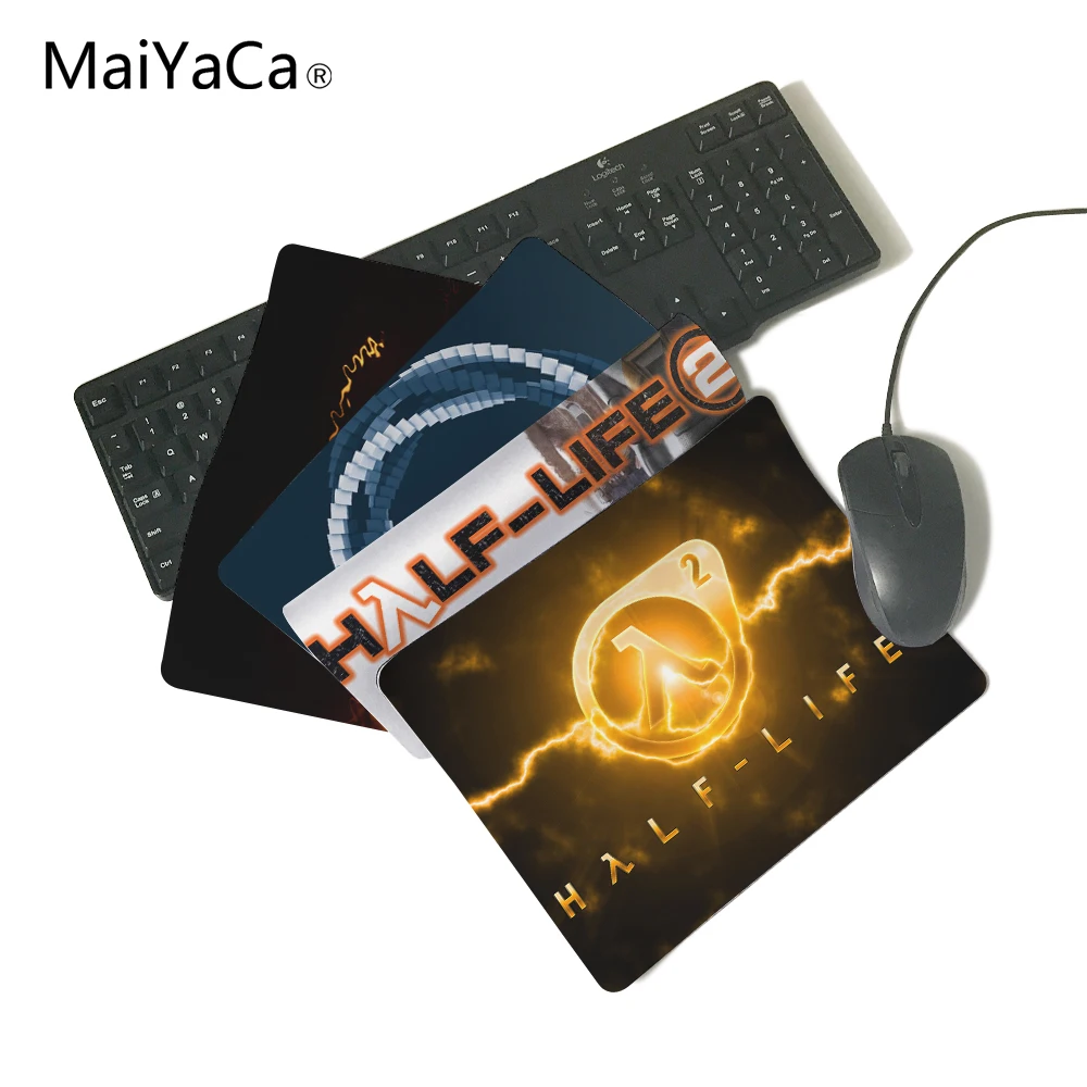 MaiYaCa Half Life 2 Logo компьютерный коврик для мыши коврики для украшения рабочего стола Нескользящий Резиновый Коврик