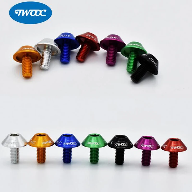 2 шт./лот держатель для бутылки с водой велосипеда болты M5 * 10 мм винты из