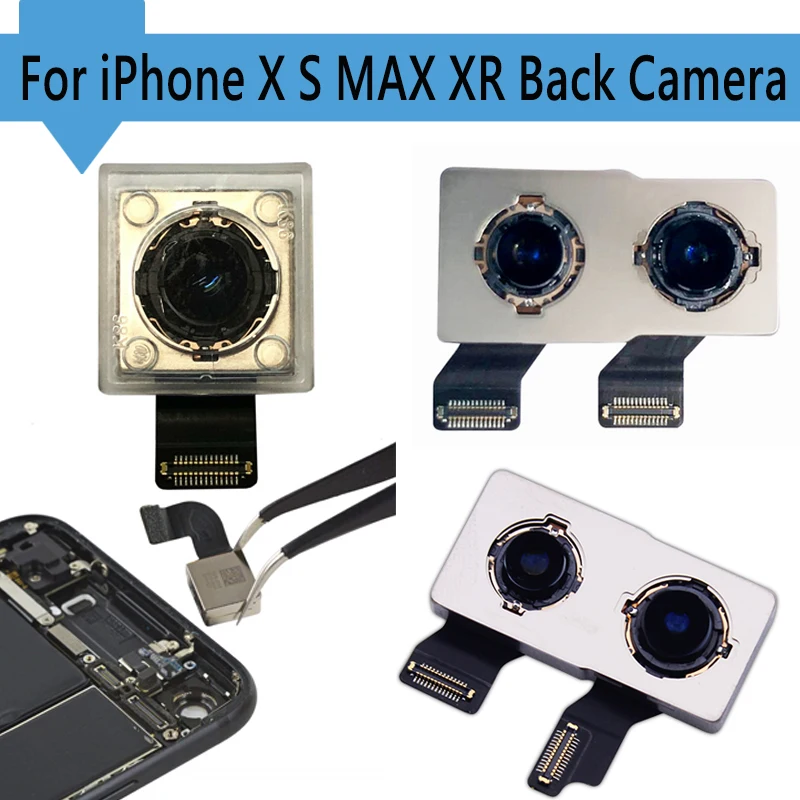 100% новая задняя камера для iPhone X S Max Модуль задней камеры гибкий кабель запасная
