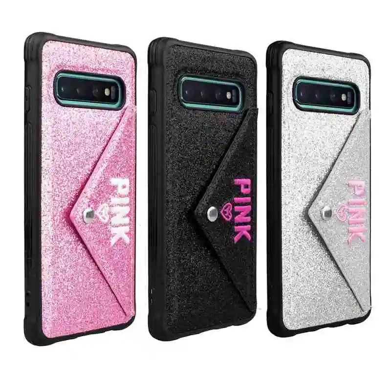 Модный 3D кожаный конверт чехол для телефона iphone 6 6s 7 8 plus x xs max xr блеск розовый Victorias кошелек секрет fundas coque
