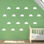Бесплатная доставка, наклейки на стену в виде облака, наклейка для детской комнаты, Виниловая наклейка с облаками для декора стен детской комнаты, k3300