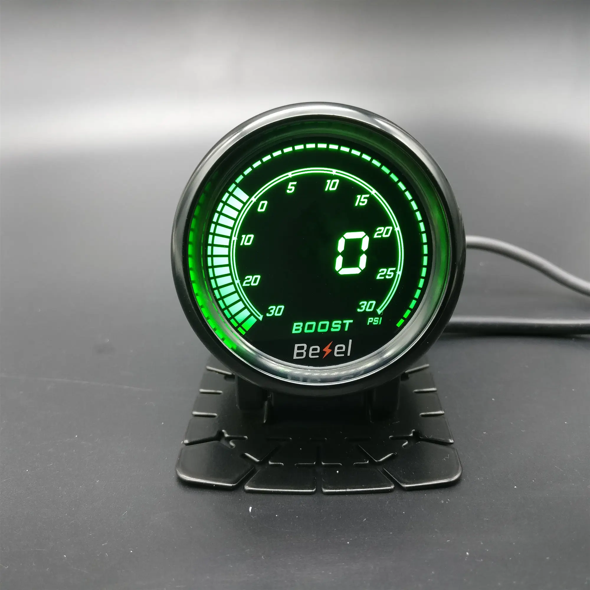Дизайн " 52 мм EVO lcd-30~ 30psi Boost gauge Turbo meter monitor 7 цветов в комплекте gauge pod и sensor