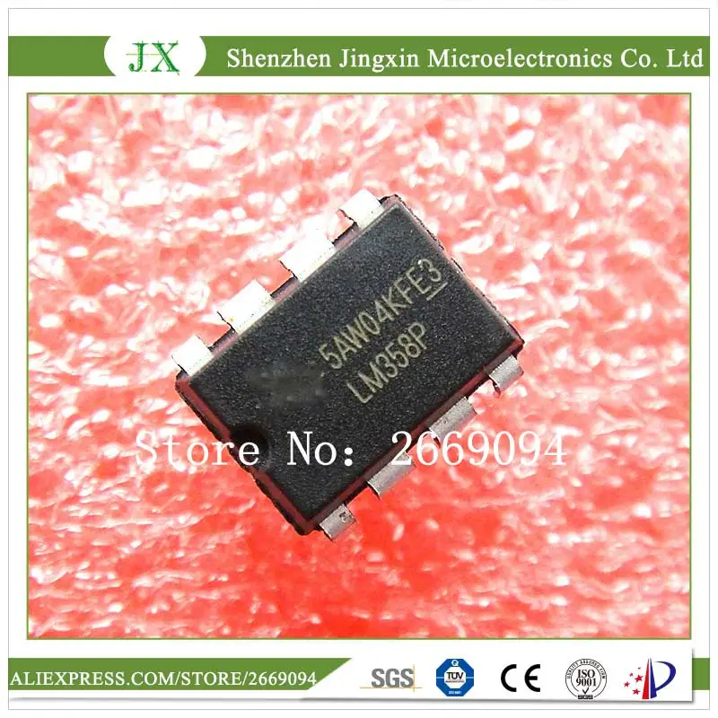 200 шт., LM358P DIP8 LM358 DIP LM358N, новая и оригинальная интегральная схема