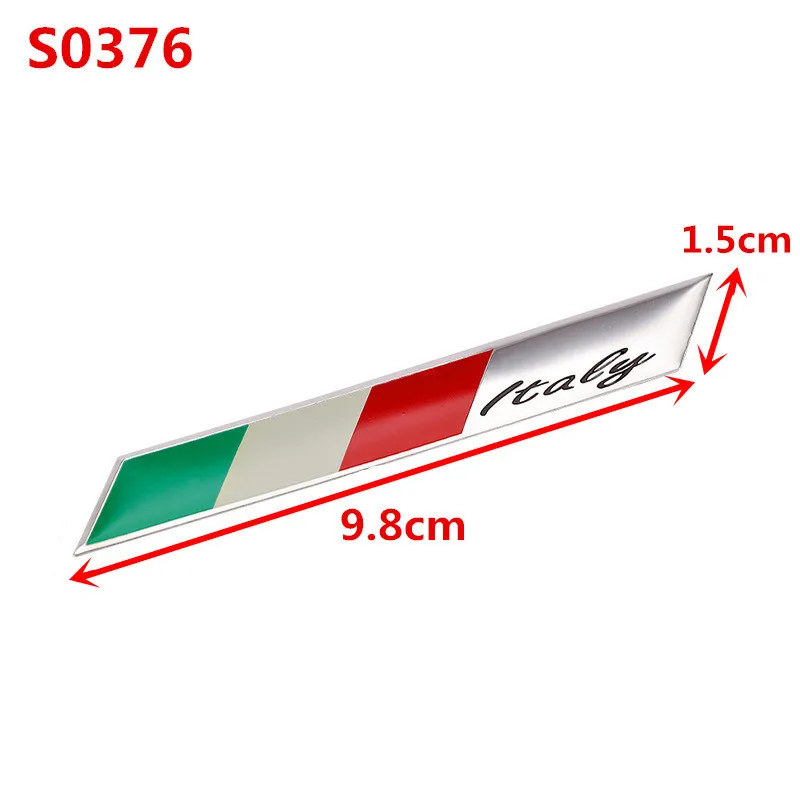 Металлическая Эмблема флага Италии Newbee стикер для стайлинга автомобиля наклейка