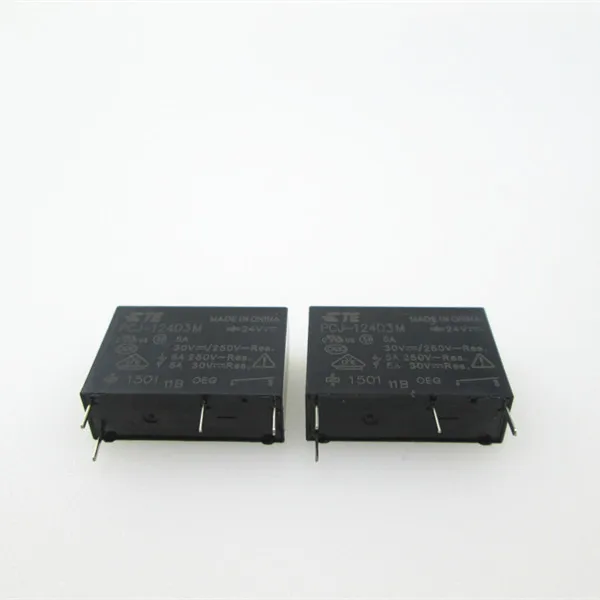 Новая мощность 24 В реле PCJ 124D3M 24V PCJ124D3M 24В постоянного тока 5А 250В 4PIN|Реле| |