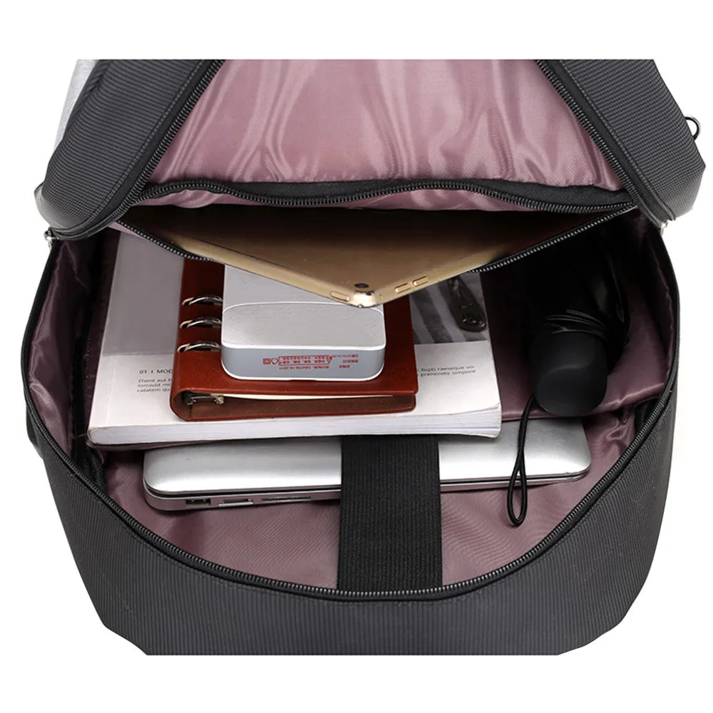 Aelicy мужской женский нейлоновый рюкзак для ноутбука сумка с USB зарядкой