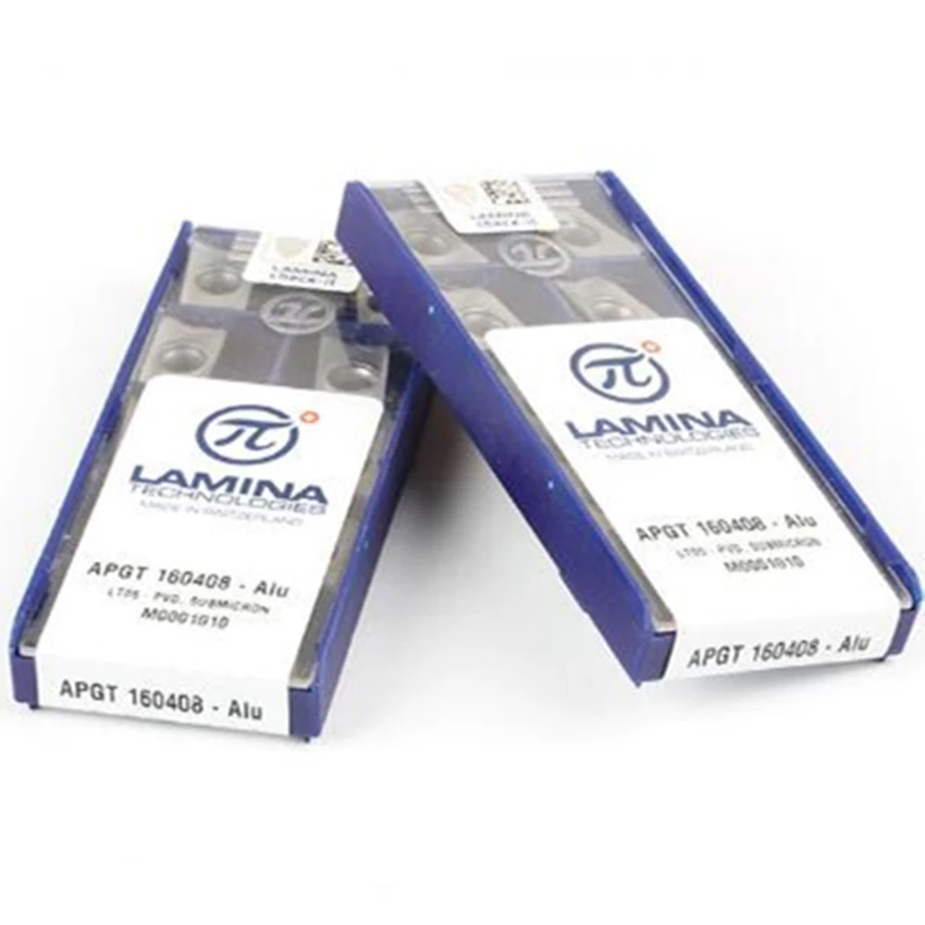 

Пластинка APGT1003-ALu LT05/APGT160408-Alu LT05 ЧПУ твердосплавные пластины для Алюминий 10 шт./кор. оригинальный новый
