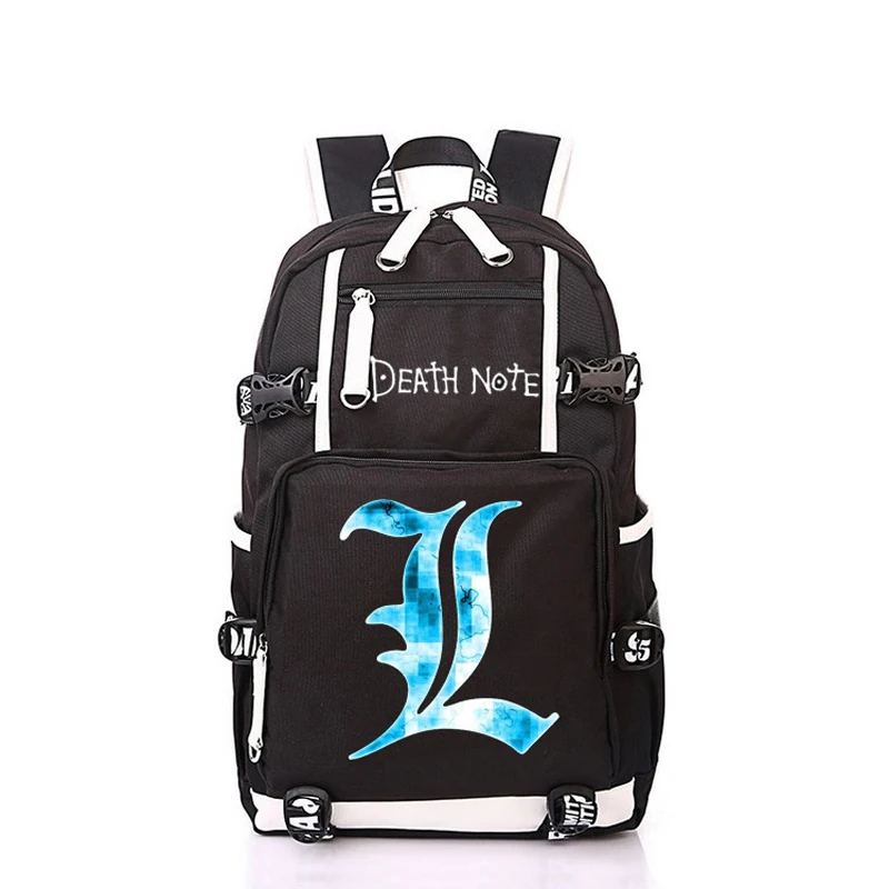 Wo мужчин аниме мультфильм Death Note Рюкзак Mochila школьная сумка для школьников
