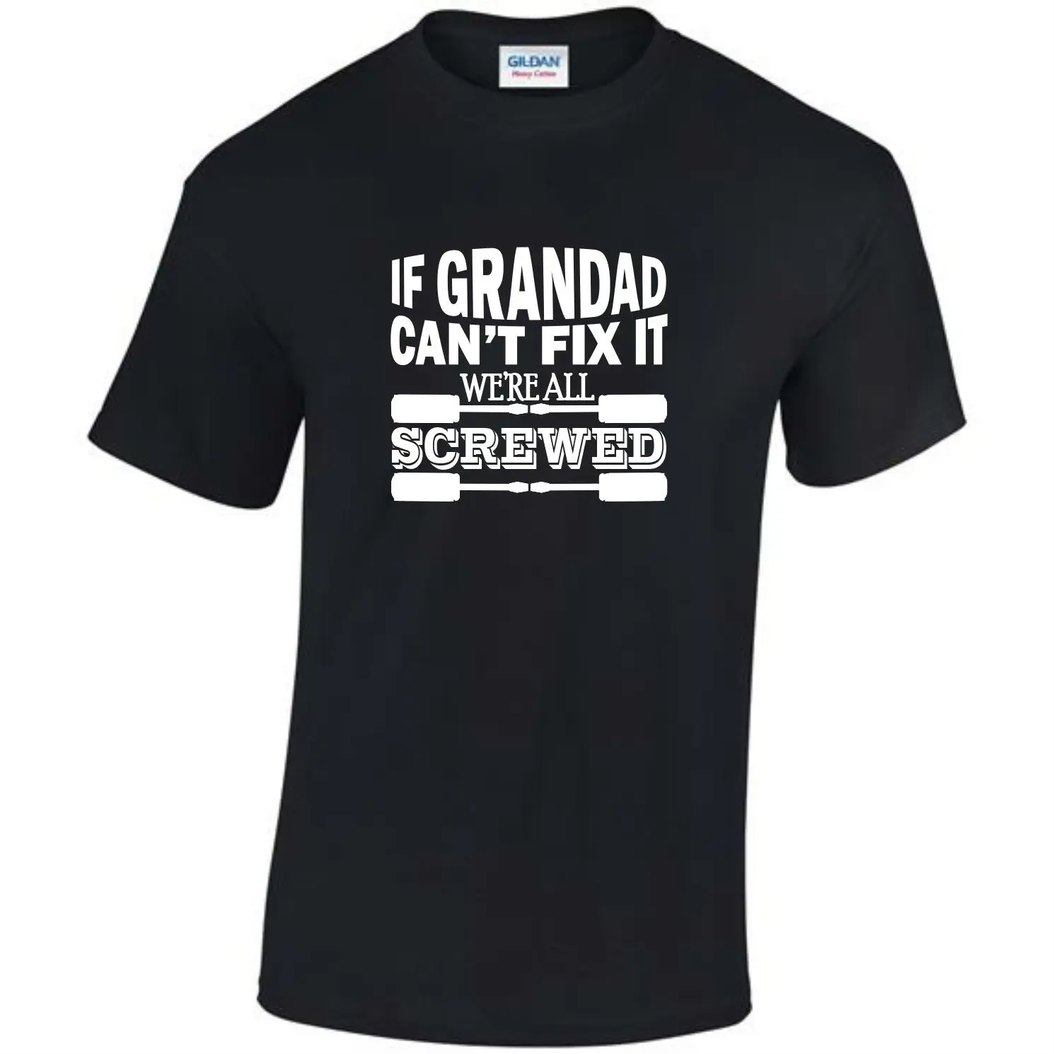 If Grandad't Fix It We're whold Funny t shirt Handyman Tools HammerMen'S летняя стильная модная мужская