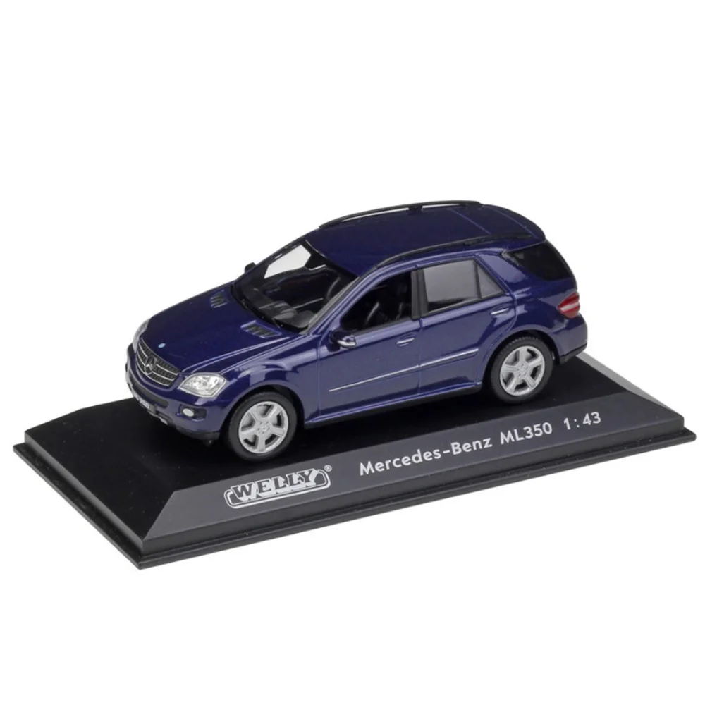 Benz ML350 WELLY 1:43 Масштаб Volvo/Porsch/Audi/Benz/VW литая металлическая модель автомобиля Модель игрушки для мальчика Коллекция игрушек Детский подарок - Цвет: Benz ML350