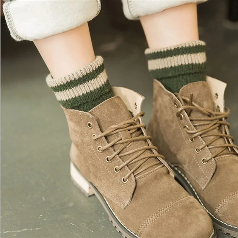 1 пара женские кашемировые хлопковые шерстяные толстые теплые носки модные