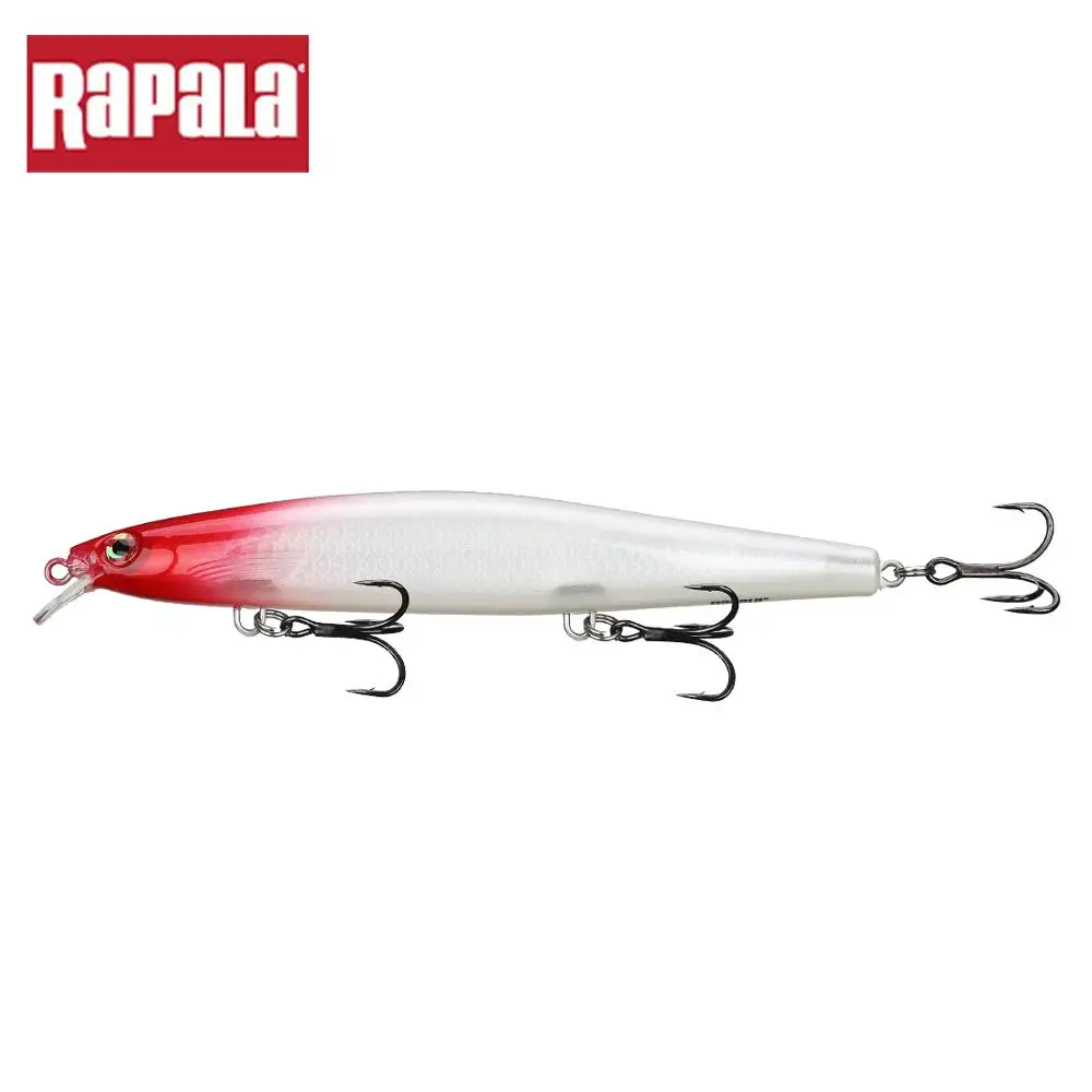 Rapala MAXRAP, длинная Приманка Minnow MXLM12, 120 мм, 20 г, глубина 1,2 м, искусственная жесткая приманка с крючками VMC, подходящая для литья