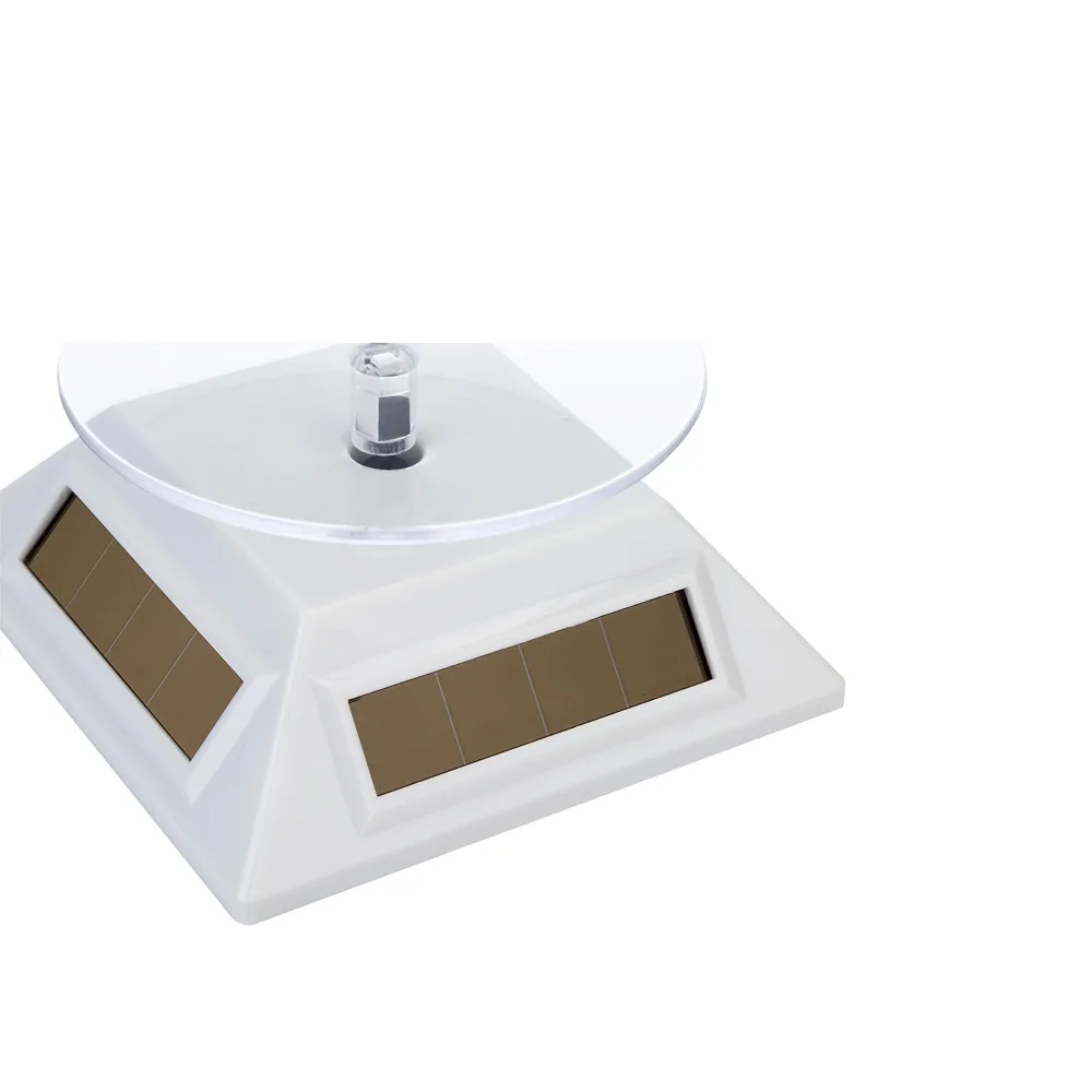 Солнечная вращающаяся на 360 градусов витрина ювелирные часы Дисплей Стенд