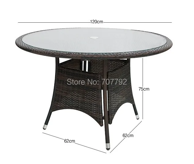 Уличная плетеная мебель для патио новый набор столовых приборов из смолы с 4