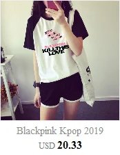 Корейские женские сексуальные Харадзюку каваи Kpop черно-розовая толстовка с принтом горячее женское розовое пальто хип-хоп пуловер толстовки свитшоты