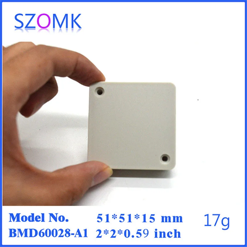 Маленький пластиковый корпус szomk для PCB (20 шт.) 51*51*15 мм с пластиковым кодовым
