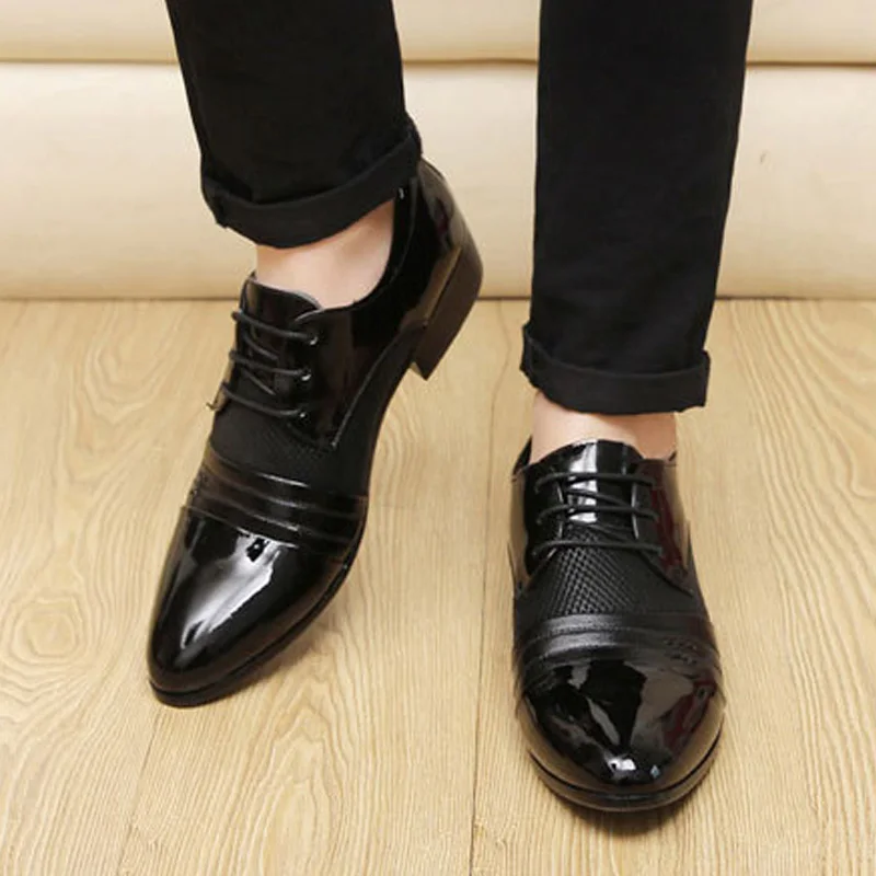 Новинка Мужские модельные туфли офисные Мужская официальная обувь Zapatos De Hombre