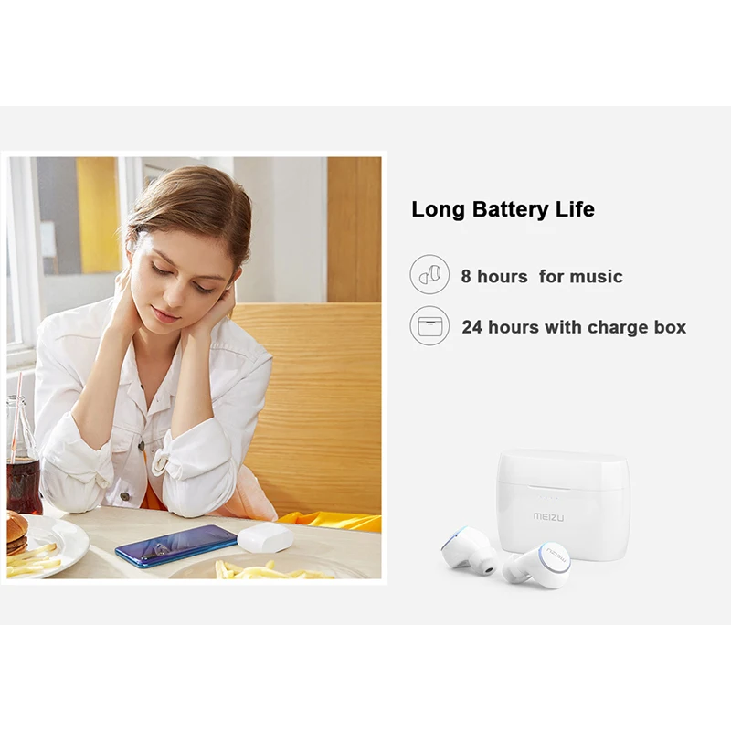 Глобальная версия Meizu POP 2 POP2 TW50 TW50S TWS беспроводные наушники Bluetooth 5 0