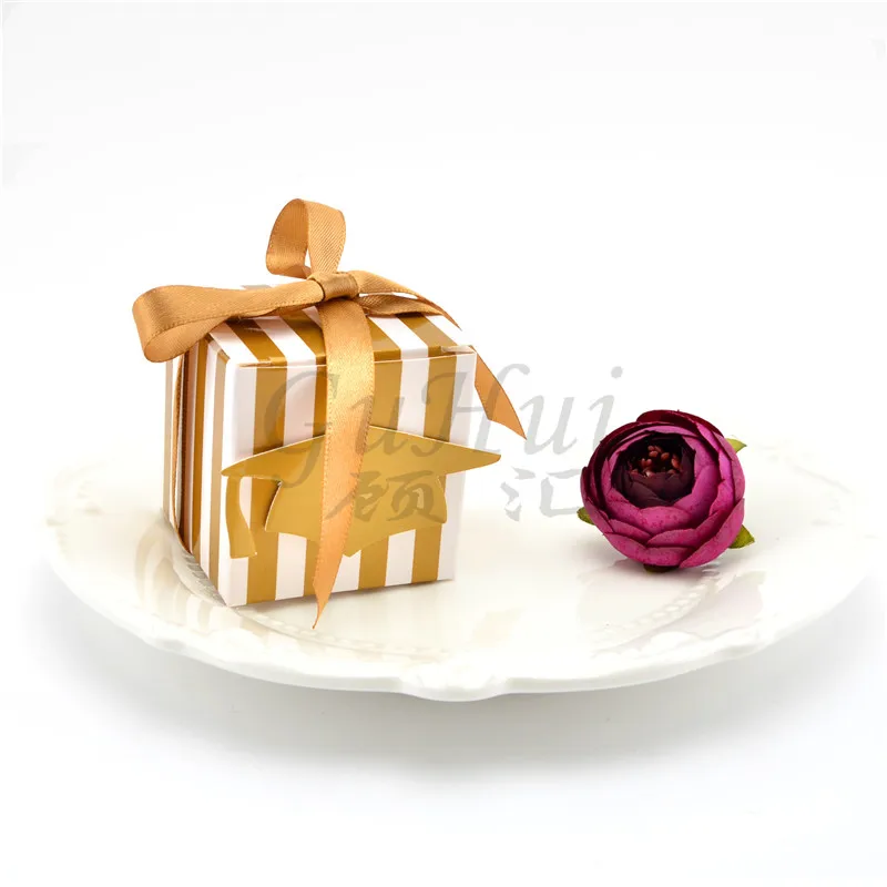 Prom Graduation Party Paperboard Doctor Cap Golden Stripe Candy Boxes Promotion Ceremony Congrats Faovr Gifts For Box Packaging | Дом и сад
