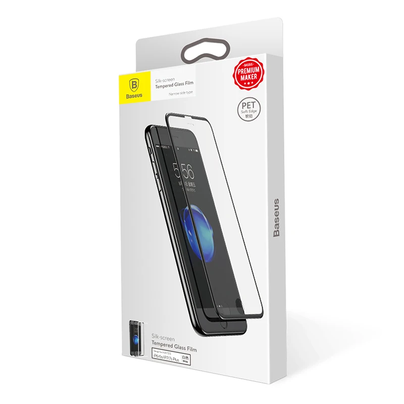 Защитная 3D пленка Baseus для iphone6 6s 7 0 23 мм мягкая из закаленного стекла с шелковым