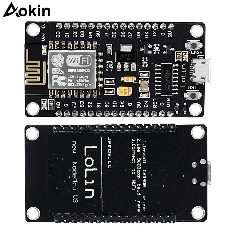 Беспроводной модуль Nodemcu V3 V2 Esp32 D1mini Lua Wifi макетная плата Esp8266 с антенной Pcb и Usb
