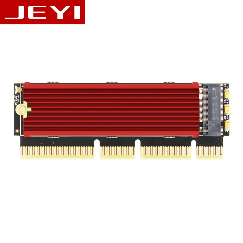 JEYI MX16-1U M.2 Накопитель SSD с протоколом NVME NGFF на PCI-E 3,0 M ключ Интерфейс карты X4 X8 X16 адаптер Поддержка PCI Express 2230-2280 m.2 полный Скорость