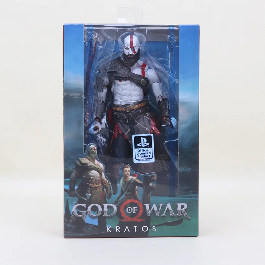 2 in box 18 см Бог войны 3 призрак Спарты Ultimate Kratos ПВХ фигурка Kratos Коллекция игрушки куклы очки-детский подарок на Рождество - Цвет: 2 in box