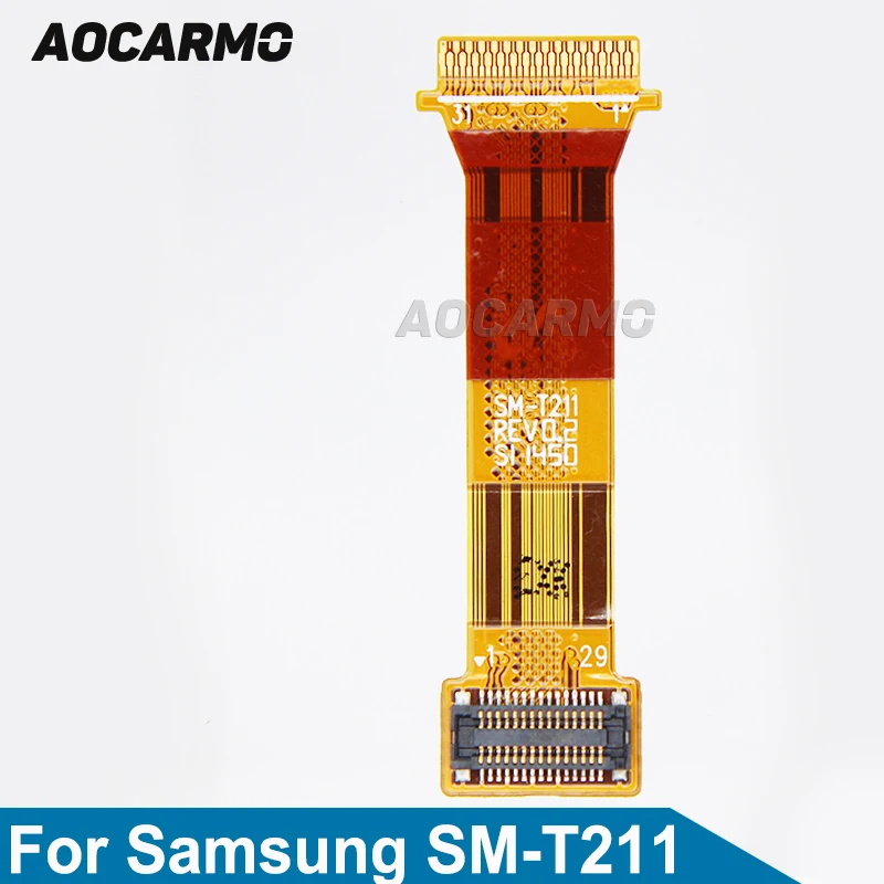 Оригинальный ЖК разъем Aocarmo гибкий кабель для замены Samsung Galaxy Tab 3 SM T211|Шлейфы