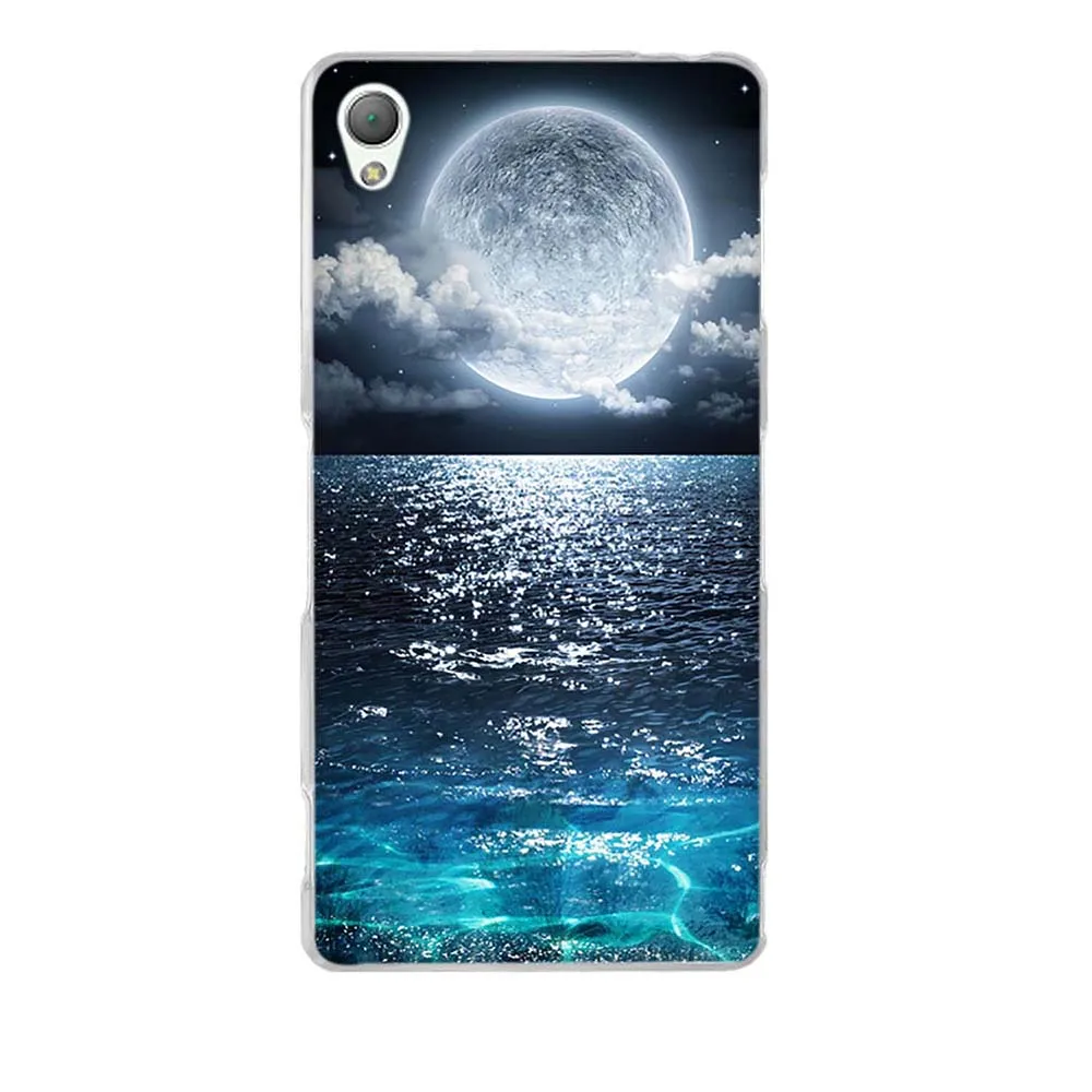 2 Тонкий силиконовый чехол-бампер для sony Xperia Z3, D6603, D6643, D6653, D6633, чехол с романтическим рисунком 5,2 дюйма - Цвет: 2
