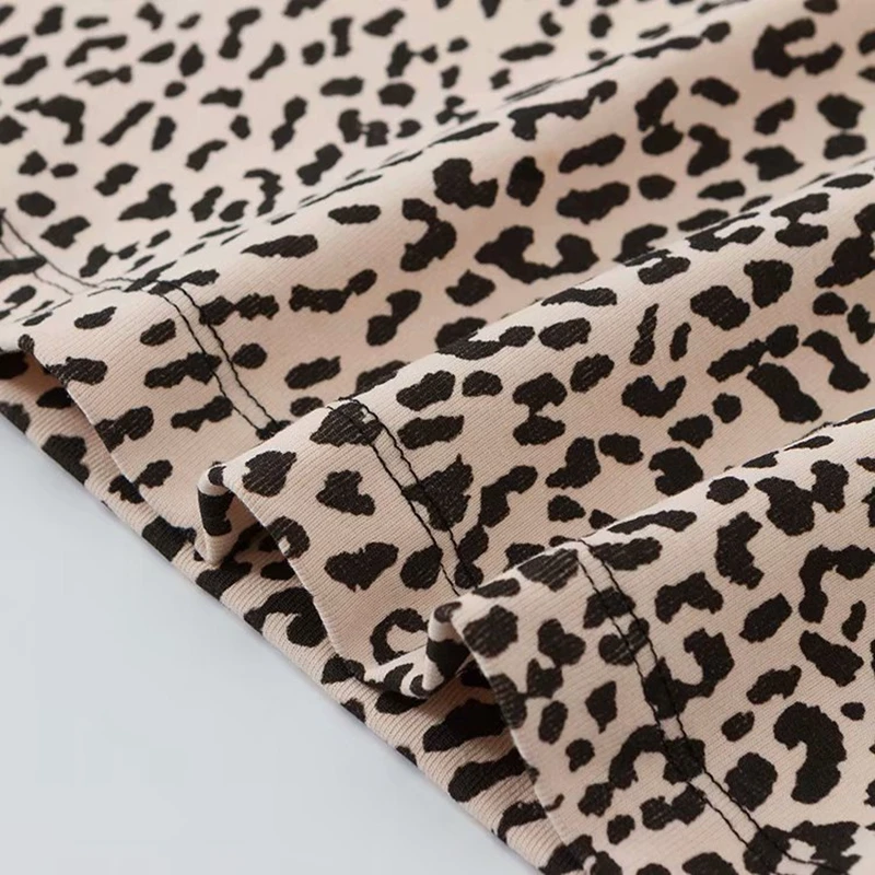 Лето Винтаж leopard высокая талия юбки для женщин для уличная корейский стиль пикантные юбка карандаш