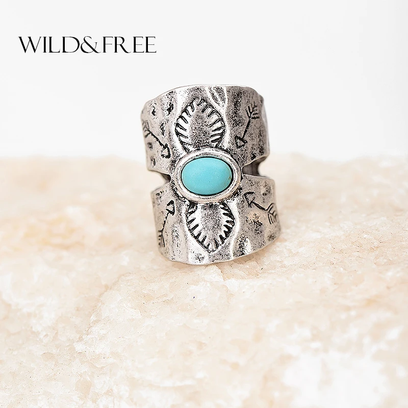 Женское Винтажное кольцо на палец античное золото широкое Бохо миди Женские